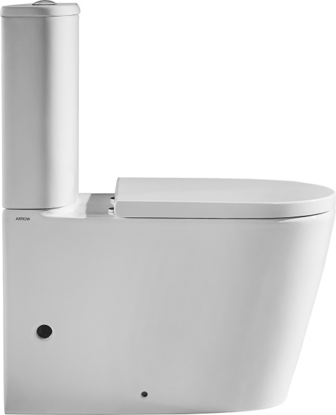 Чаша для унитаза безоюодковый ArrowAB2231H с сиденьем микролифт, без бачка